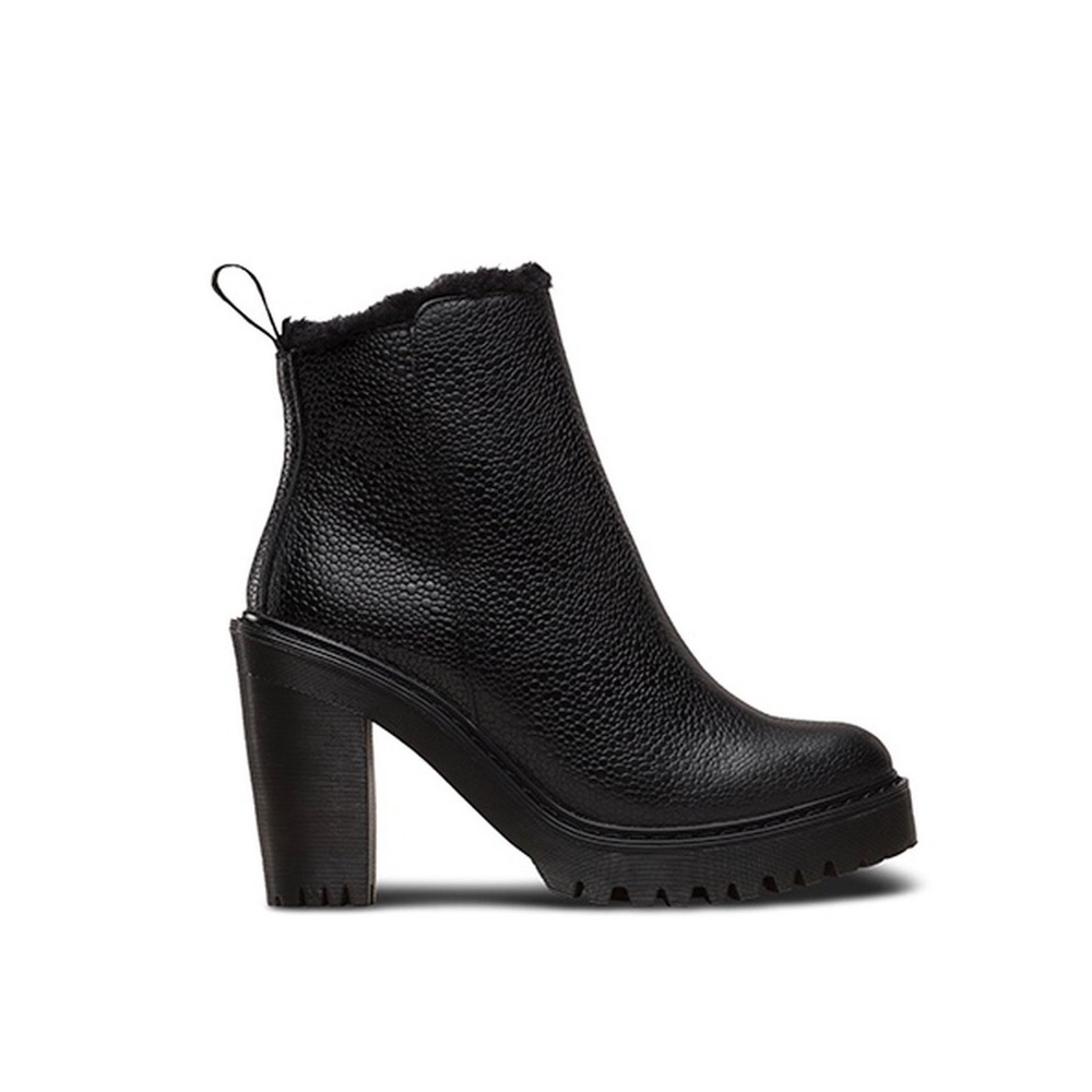 Black Leather Magdalena Doc Martens